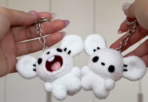 móc khóa gấu bông