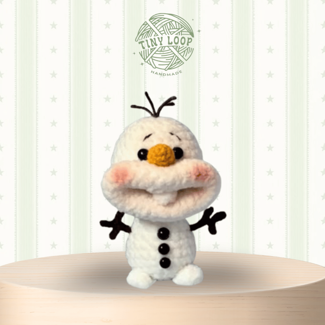Móc khóa len Olaf Handmade – nụ cười của người tuyết đáng yêu