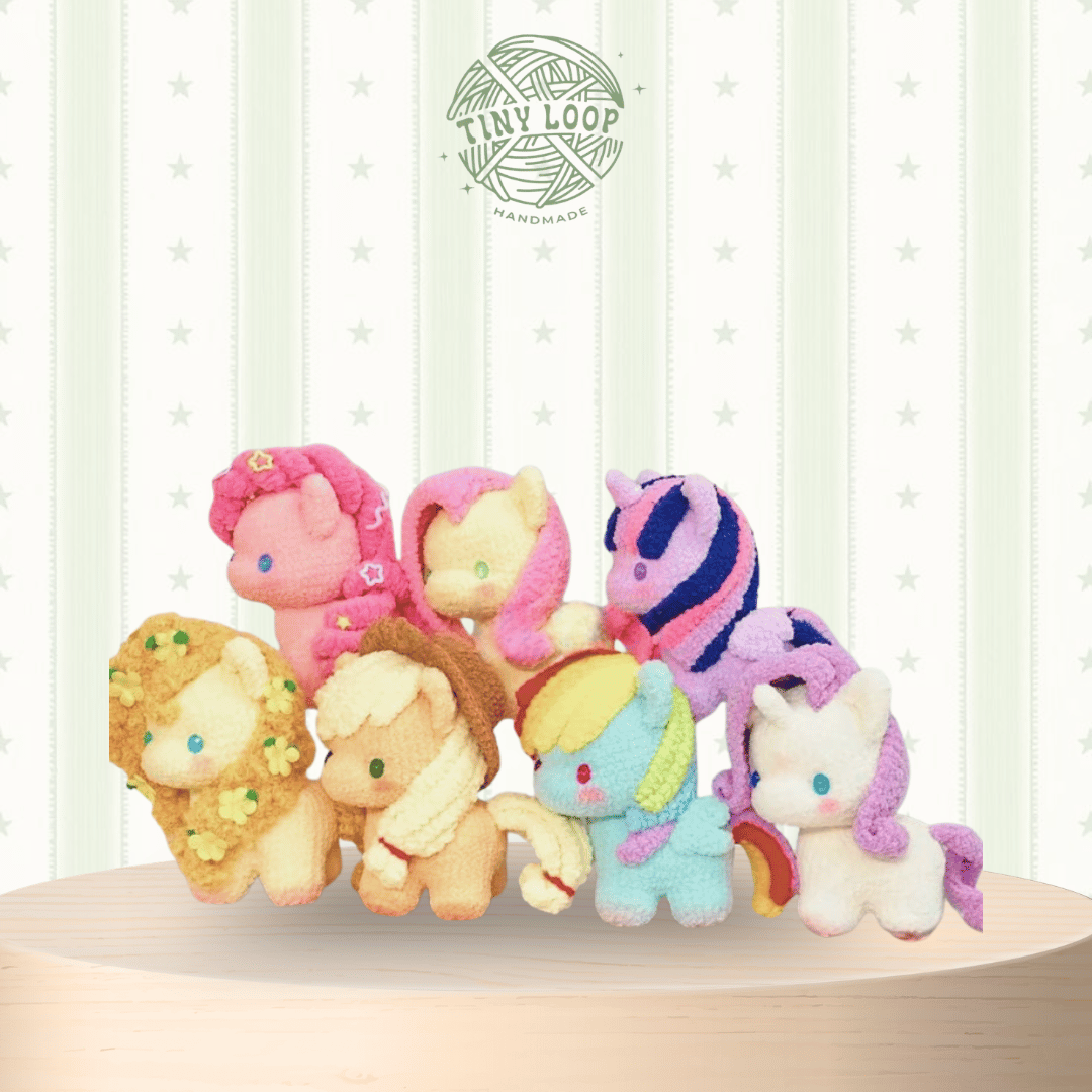 Móc khóa len My Little Pony Handmade – những người bạn diệu kì