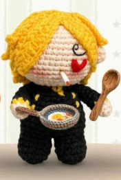 Móc khóa len Sanji 2026 - Ảnh 3