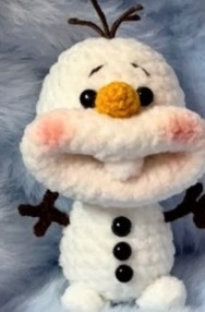 Móc khóa len Olaf Handmade – nụ cười của người tuyết đáng yêu - Ảnh 4