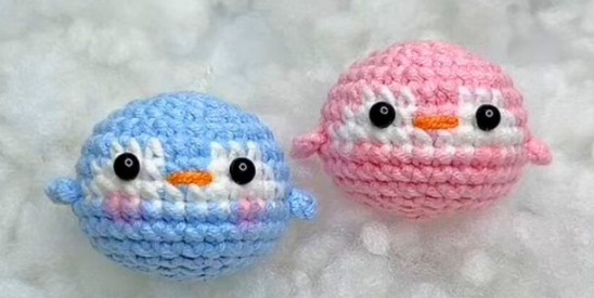 3 mẫu móc khóa len Chim Cánh Cụt Handmade- Tinyloop handmade - Ảnh 4