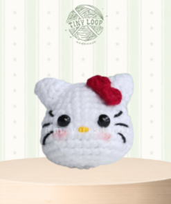 Móc khóa len Hello Kitty Handmade – Ngọt ngào, dễ thương, mang theo niềm vui mỗi ngày