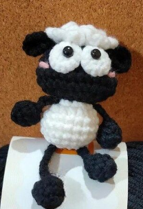 Móc khóa len Cừu Shaun Handmade - Ảnh 4