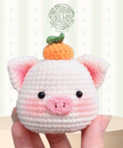 Móc khóa len Heo Cute Handmade – Dễ thương, may mắn, mang theo niềm vui mỗi ngày