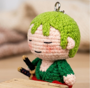 Móc khóa len Zoro 2026 - Ảnh 2